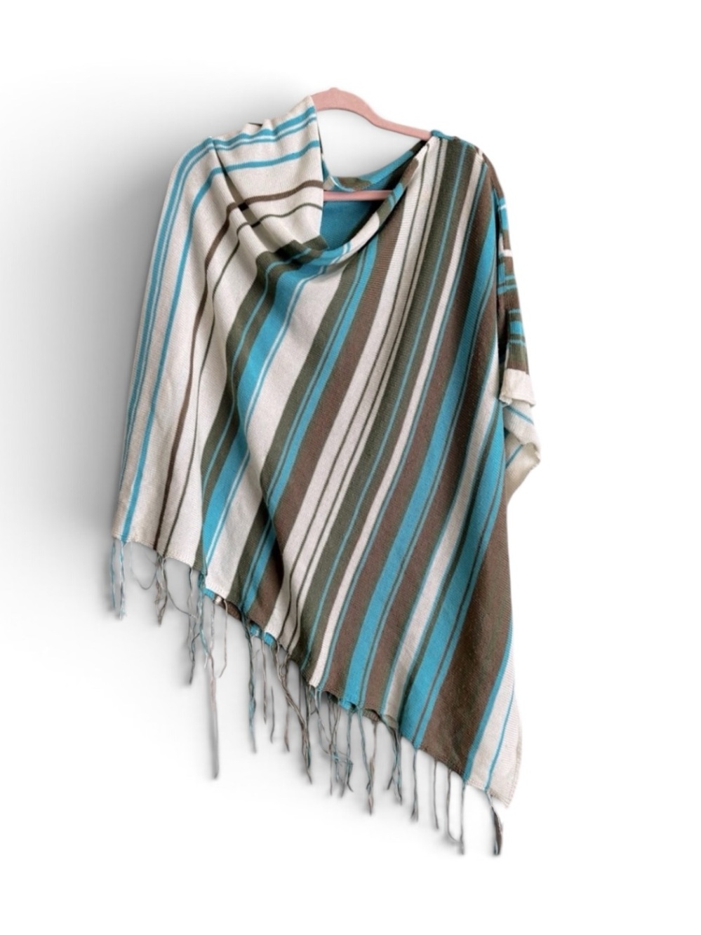 y2k Lane Bryant Multicolor Knit Poncho Sweater